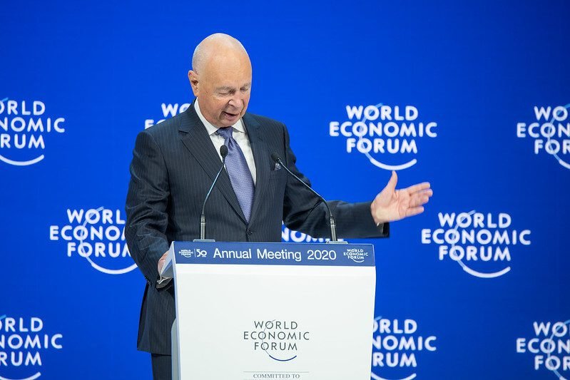 El "Great Reset" Líderes en el Foro Económico de Davos