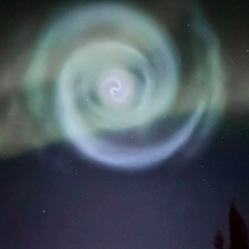 Espirales azules en el cielo de EUROPA