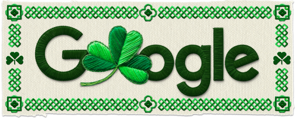 Día de San Patricio, Fecha martes, 17 de marzo de 2026, Google Doodle del día Día de San Patricio, Fecha martes, 17 de marzo de 2026, Google Doodle del día