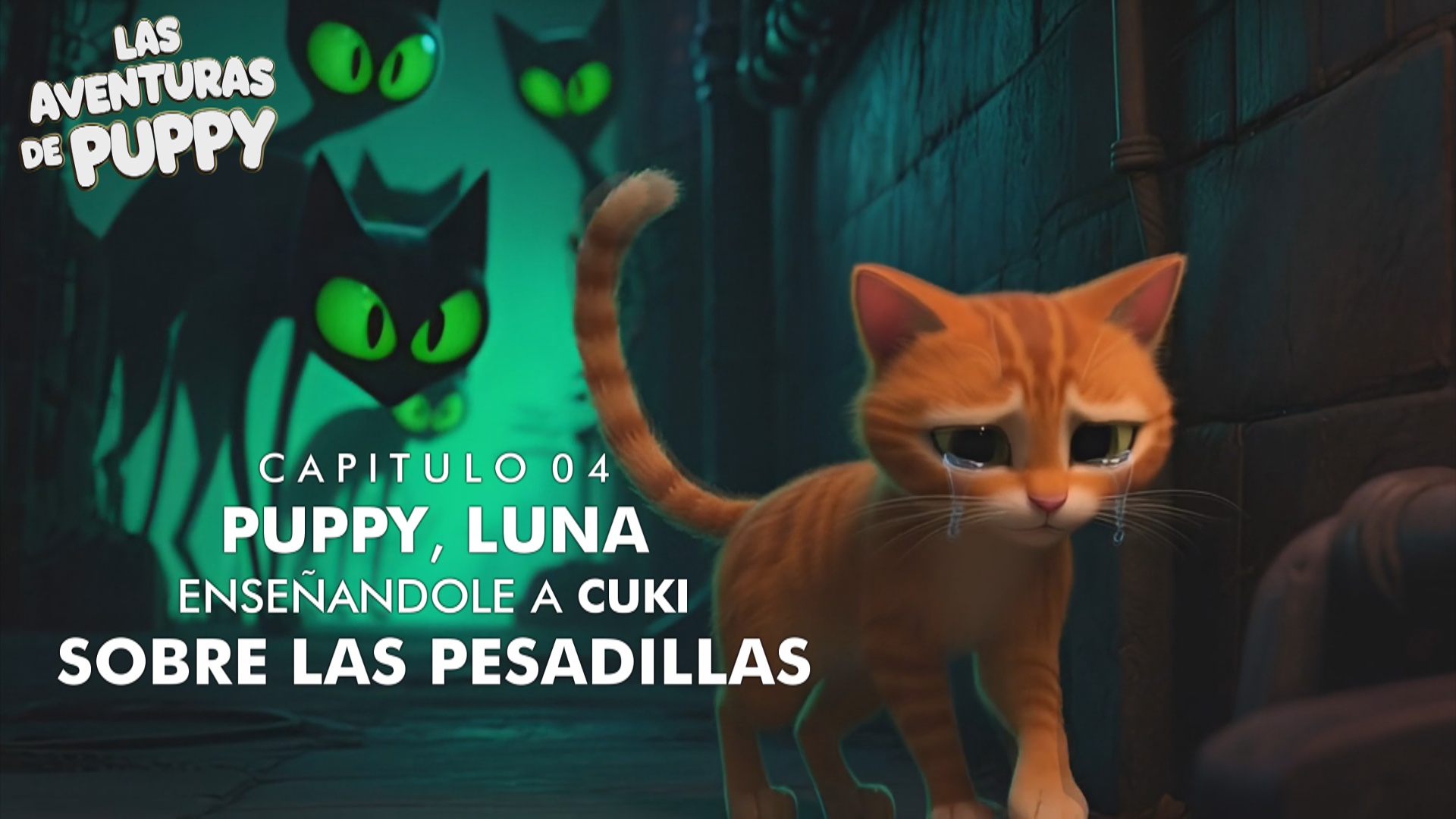 PUPPY y LUNA ENSEÑANDOLE A CUKI SOBRE LAS PESADILLAS